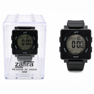 RELOJ DIGITAL MALLA DE GOMA ESTUCHE ACRILICO 13