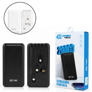 CARGADOR POWER BANK 20000MAH 4 EN 1 PL-07 PL-03