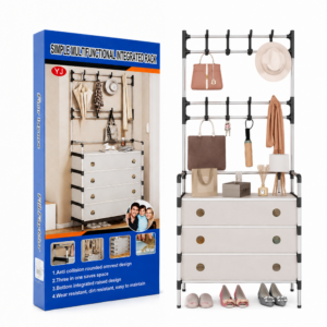 ORGANIZADOR DE ZAPATOS MAS PERCHERO 170 x 63 x 28CM