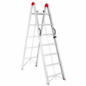 ESCALERA TELESCOPICA PLEGABLE 2M 6 ESCALORES FLD-206