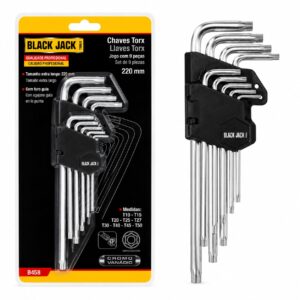 LLAVES TORX CROMO VANADIO X9 PIEZAS 220MM