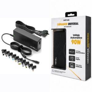 CARGADOR UNIVERSAL AUTOMATICO P/ NOTEBOOK 90W NM-1287