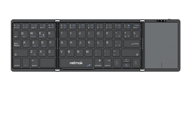 TECLADO INALAMBRICO PLEGABLE C/TOUCHPAD NM-KB915 - Imagen 2
