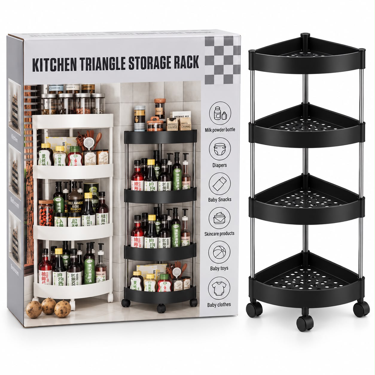 ORGANIZADOR ESQUINERO 4 NIVELES HX-2404