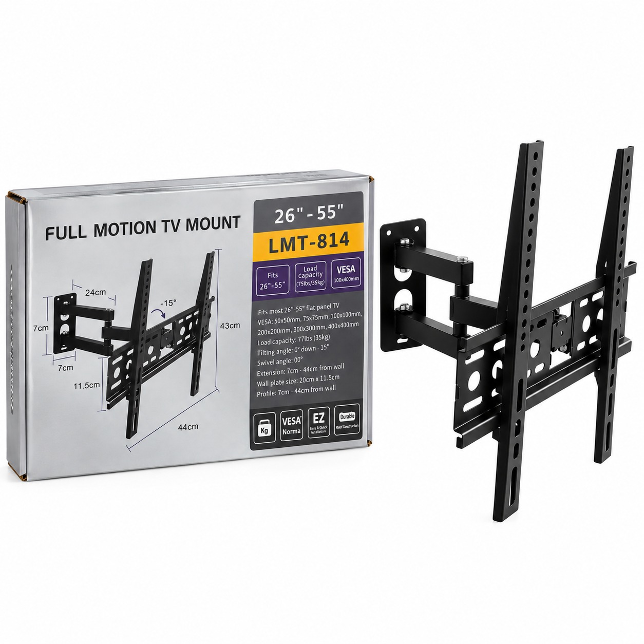 SOPORTE DE TV MOVIL DE 26 A 55 LMT-814