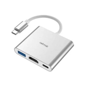 HUB ADAPTADOR TIPO C (M) 3EN1 A (HDMI + USB3.0 + TIPOC) NM-TYPE