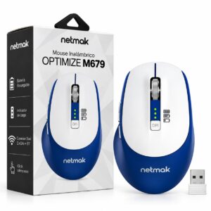 MOUSE INALAMBRICO CON INDICADOR DE CARGA NM-M679