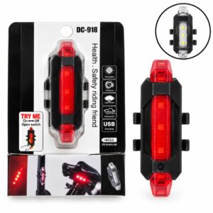 LUZ PARA BICICLETA TRASERA DC-918