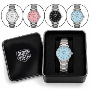 RELOJ ANALOGICO METALICO CON ESTUCHE