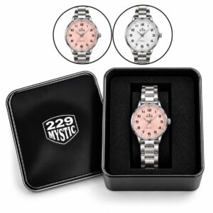 RELOJ ANALOGICO METALICO CON ESTUCHE