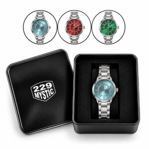 RELOJ ANALOGICO METALICO CON ESTUCHE