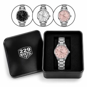 RELOJ ANALOGICO METALICO CON ESTUCHE