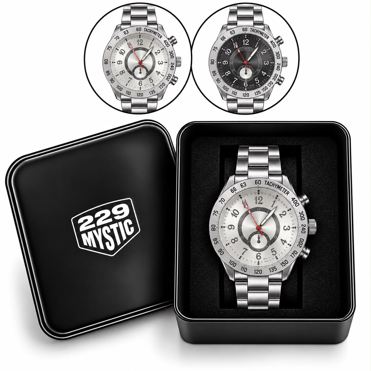 RELOJ ANALOGICO HOMBRE METALICO CON ESTUCHE