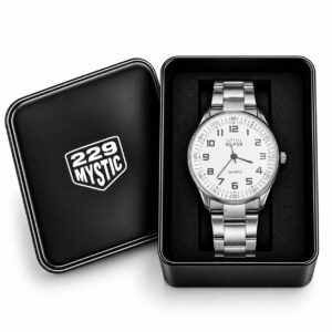 RELOJ ANALOGICO HOMBRE METALICO CON ESTUCHE 02