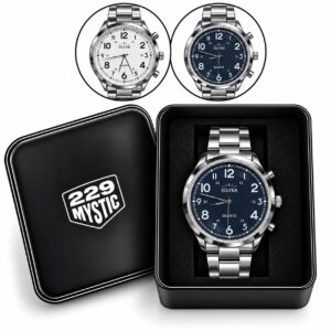 RELOJ ANALOGICO HOMBRE METALICO CON ESTUCHE 06