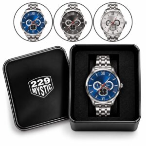 RELOJ ANALOGICO HOMBRE METALICO CON ESTUCHE