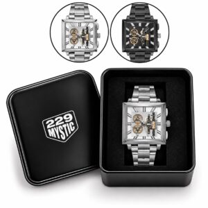 RELOJ ANALOGICO HOMBRE METALICO CON ESTUCHE