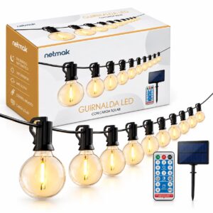 GUIRNALDA SOLAR 10MTS LUZ CALIDA NM-GS01