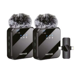 SET DE MICROFONOS CORBATEROS INALAMBRICOS NM-MC14