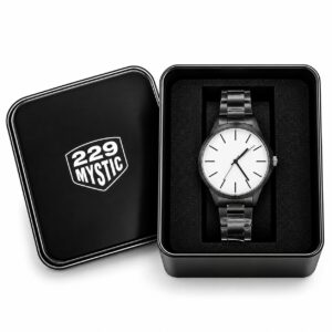 RELOJ ANALOGICO HOMBRE METALICO CON ESTUCHE