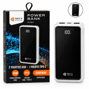 CARGADOR POWER BANK 15000MAH OR-P10K-C